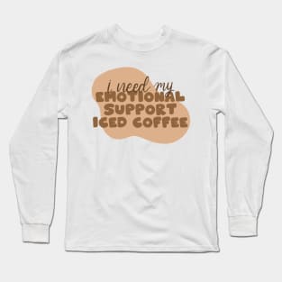 iced coffee Long Sleeve T-Shirt